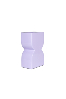 VASE CONES S SHINY LILAC
