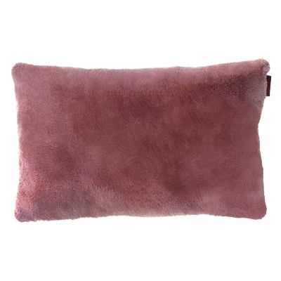 Kussen bont dusty rose