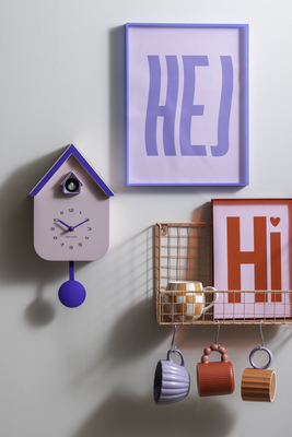 Wandklok Dupla Color Koekoek