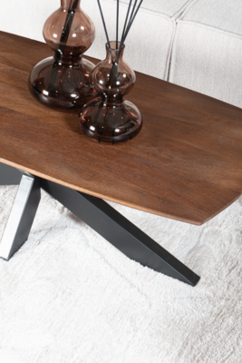 Salontafel Felix - espresso mangohout