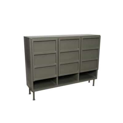 Dressoir Utah olijf groen Dressoir Utah Olijf Groen H92xB120xD33cm