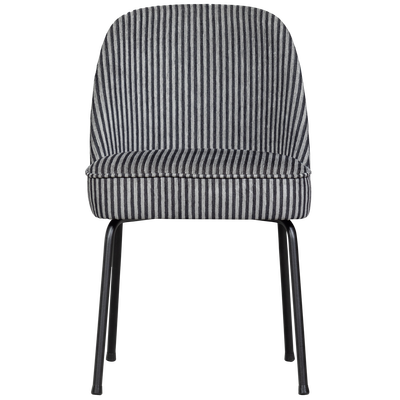 Vogue eetkamerstoel structure velvet brass