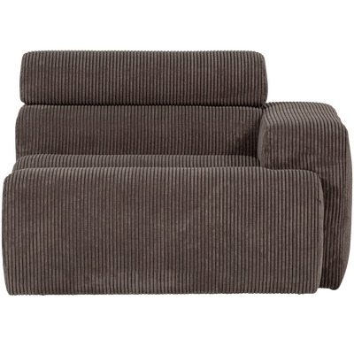 Novi 1-zits element arm links boucle karamelbruin