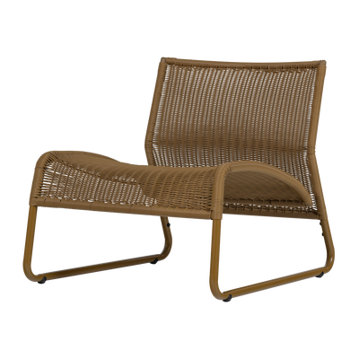 West tuin loungestoel honinggeel