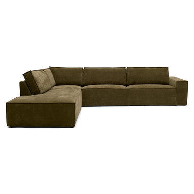 Hoekbank Segment Becotton green