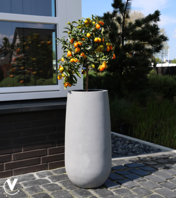 Plantenpot Idaho grey