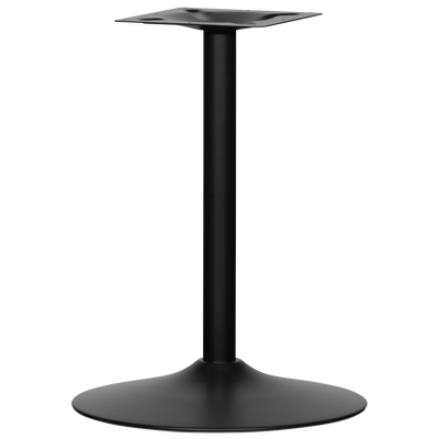 Bistro ronde buisvoet metaal matzwart 72xo54 cm