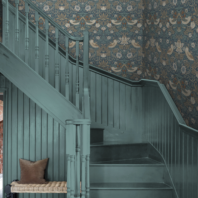 Vliesbehang William Morris at Home Strawberry Thief