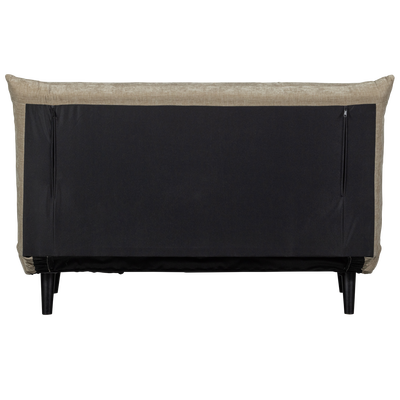 Xem 1-persoons slaapbank velvet naturel