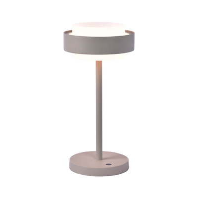 Puleggia Tafellamp Creme en Zwart