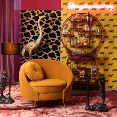 Bold Monkey loveseat Don't love me