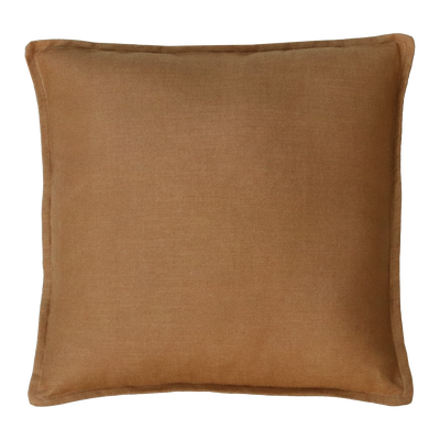 Kussen grof linnen mocha mousse