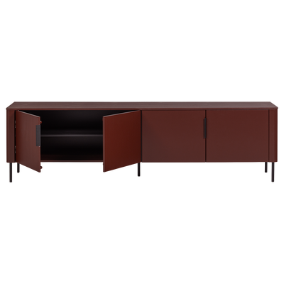 Gunnar tv meubel 200 cm grenen matzwart [fsc]