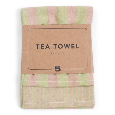 Theedoek Olivia set van 2