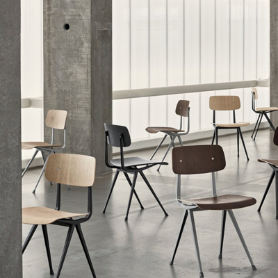 HAY Result Chair - zwart frame