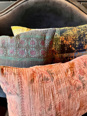 Kussen Kantha vintage 40x60 cm
