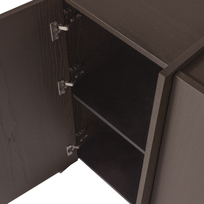 Brock 2-deurs kast essen fineer warmgrijs [fsc]