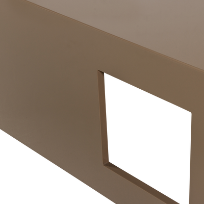 Modern salontafel mdf hout hoogglans zand