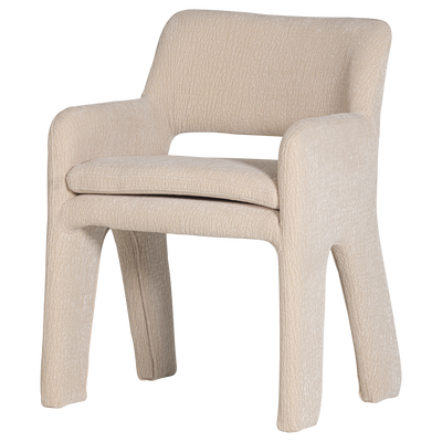 Bigfoot eetkamerstoel chenille taupe [fsc]