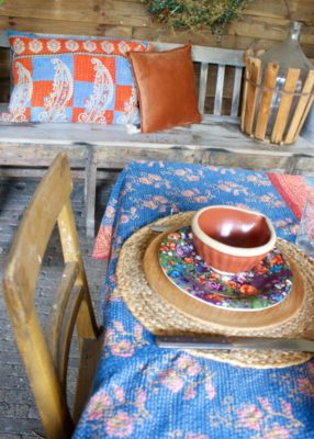 Kussen Kantha vintage 50x70 cm