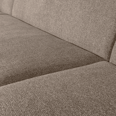 Sloping u-vorm bank off white melange