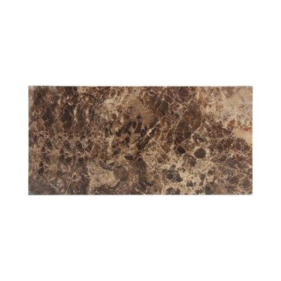Marmer dienblad L 20x40cm - bruin