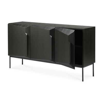 Stairs buffetkast - zwart eiken 