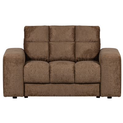 Second date loveseat velvet warmgrijs