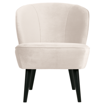 Sara fauteuil velvet off white [fsc]