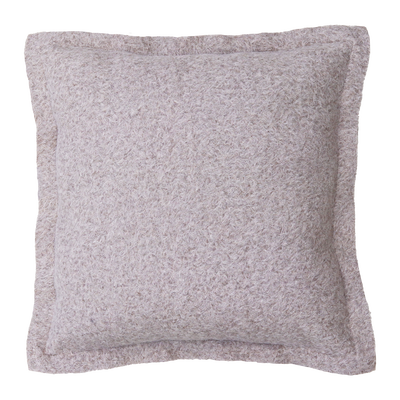 Kussen wol boucle taupe