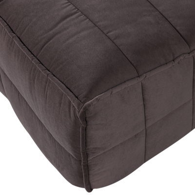 Cluster eetbankje met rugleuning boucle khaki bruin