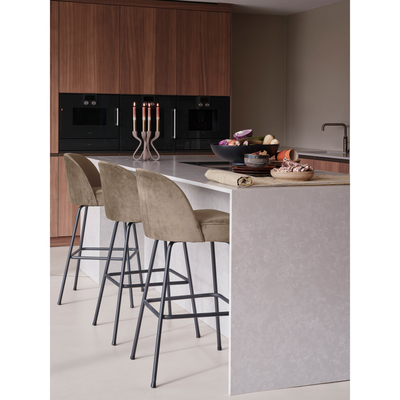 Vogue barstoel 80 cm boucle beige