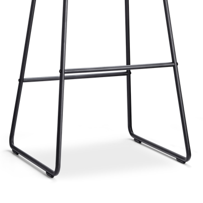 Barkruk Nino-Otis gestoffeerd met zwart onderstel (zithoogte 65 cm)