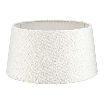 Staande lampenkap Bouclé blanc