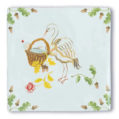 StoryTiles Wandtegel Welcome lovely baby