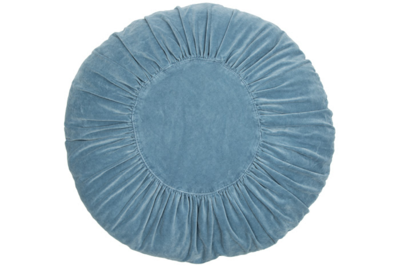 Rond kussen Ruffles fluweel 60 cm