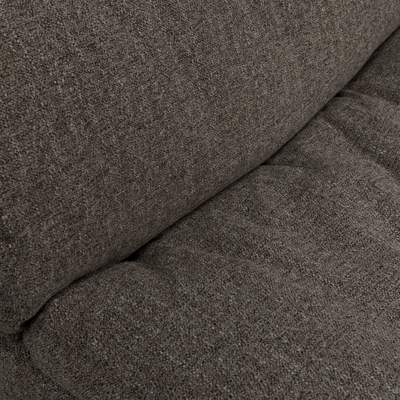 Baggy 1-zits element geweven chenille oudroze