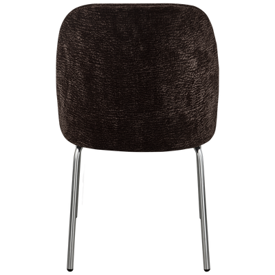 Vogue eetkamerstoel structure velvet brass