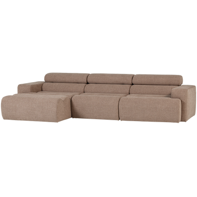 Novi chaise longue bank links oranje melange