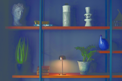 Zafferano tafellamp Circe oplaadbaar