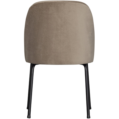 Vogue eetkamerstoel structure velvet brass