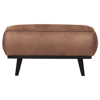 Statement hocker lichtbruin melange