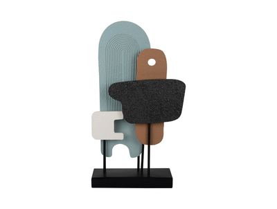 Decoratief object Abstract Art - Multicolor