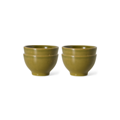 HKliving Servies Farmhouse Ceramics Schaaltjes XS - set van 4