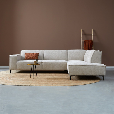 Hoekbank Valora Beige Ottoman