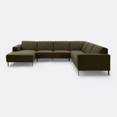 Loods 5 u-hoekbank Toronto nero