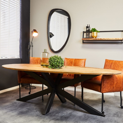 Ovale eettafel Amstel