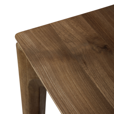 Ethnicraft - Tafel Bok - uitschuifbaar - teak onbehandeld