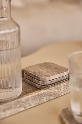 Onderzetters Titanium 4 stuks