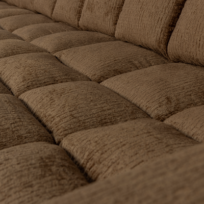 Second date chaise longue links velvet antraciet